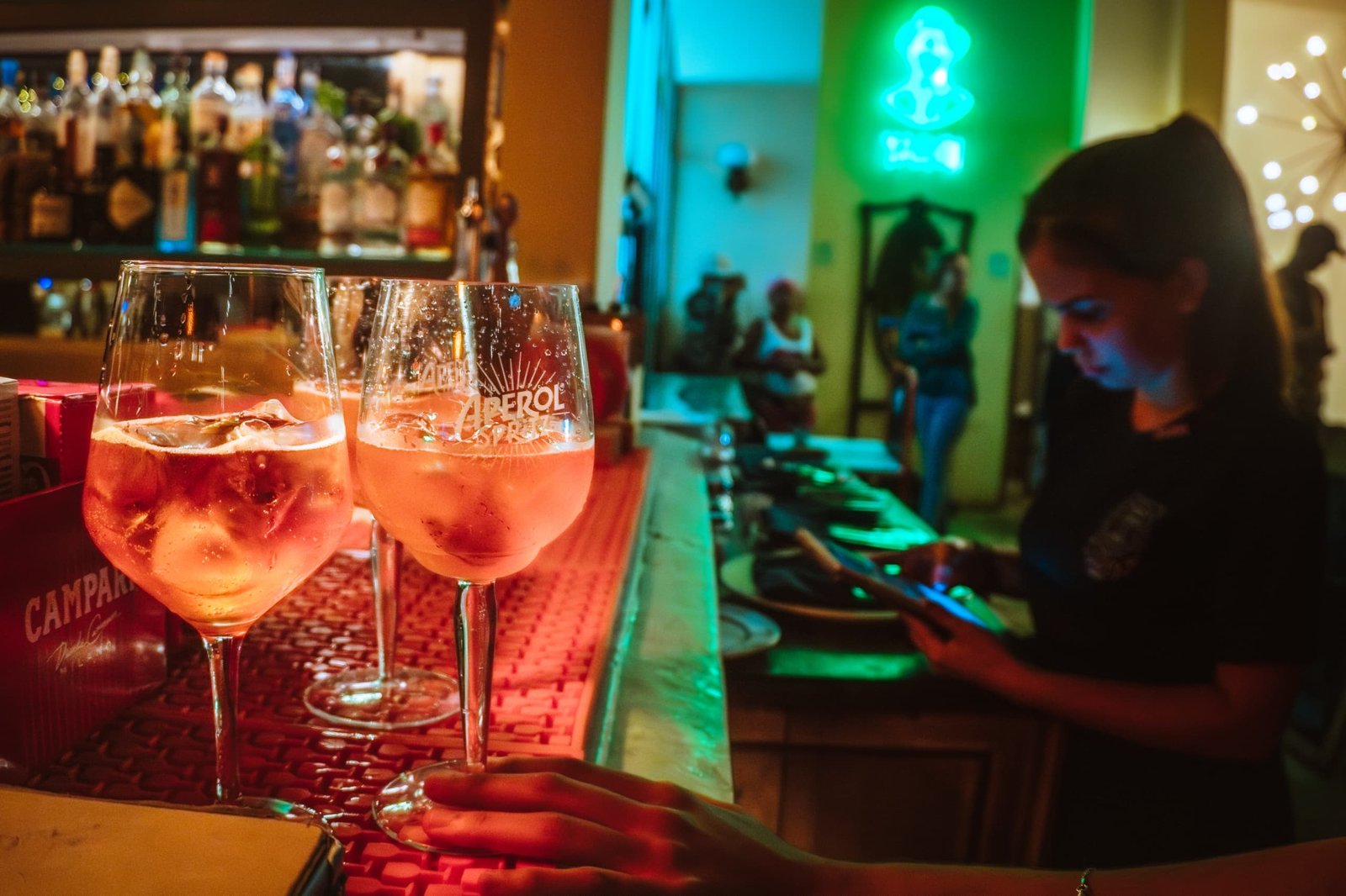 Activación Aperol Spritz  Campari en Yarini