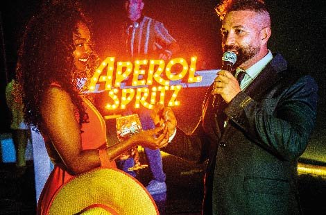 Activación Sunset Spritz en el Hotel Packard